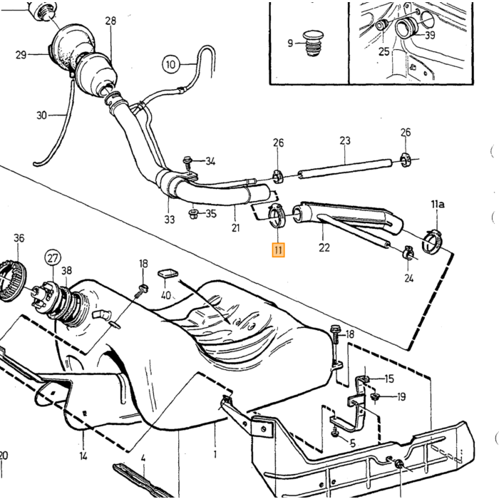 Volvo beschermplaat Volvo onderdeel nr 3547645