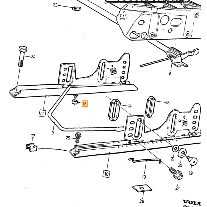 Volvo hitte-Shrinkable Tubing Volvo onderdeel nr 3548362