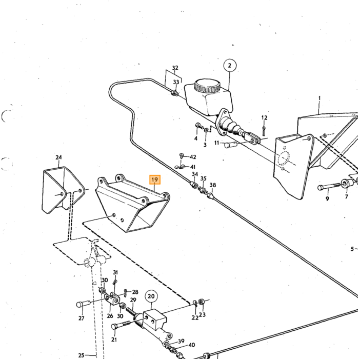Volvo Versnellings pook kogel vatting (plastic ring) Amazon+140+164+1800E=ES Volvo onderdeel nr 380198