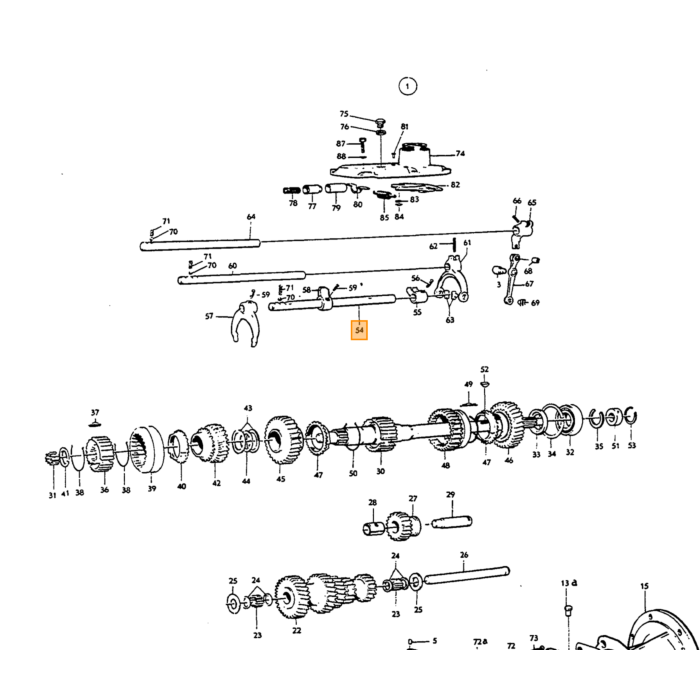 Volvo Remband overdrive D  RUIL statiegeld E 100 00 140  145  Amazon 121  Amazon 122 S  Amazon 220  P 1800  P 1800 E  P 1800 ES Volvo onderdeel nr 380246