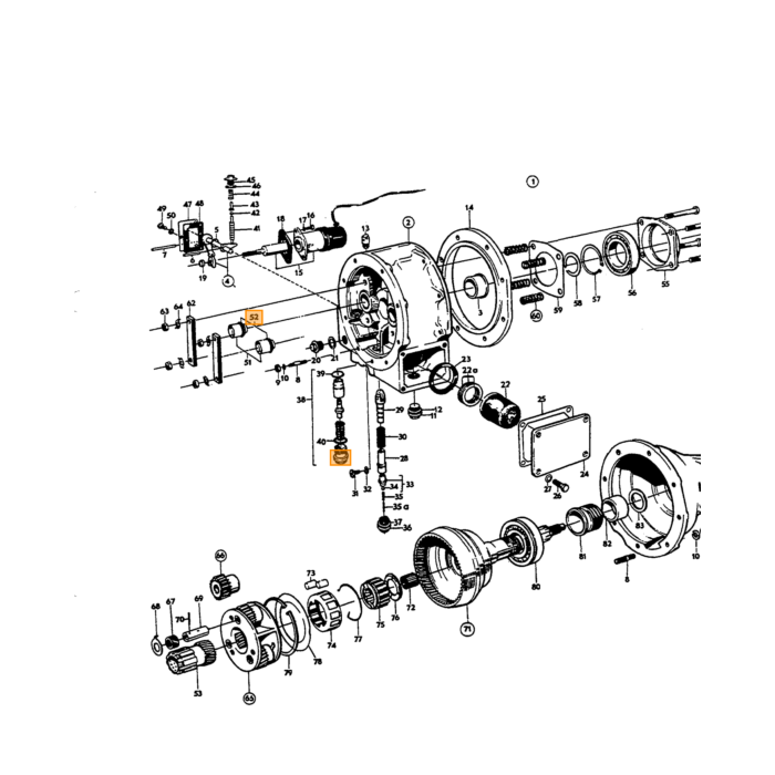 Volvo Rubber ring overdrive Volvo onderdeel nr 380299