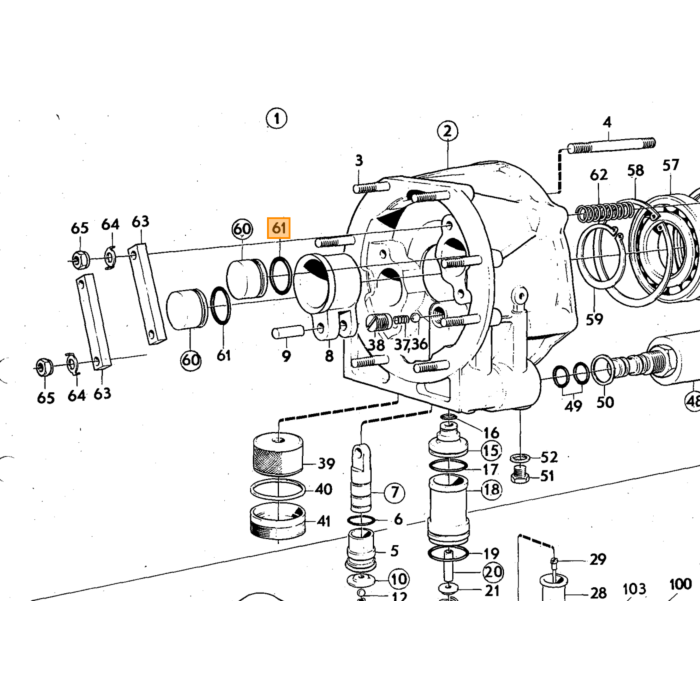 Volvo O-Ring keerring Volvo typeVolvo 120 130 : aandrijving soortVolvo 140 : aandrijving soortVolvo 164 : aandrijving soortVolvo 240 260 262 : aandrijving soortVolvo P1800 Volvo onderdeel nr 380756