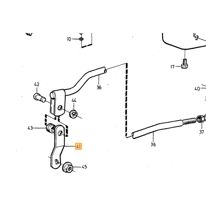 Volvo Nylon plastic automaat BW35+BW55 140+164+240 inw 12mm uitw 15mm Volvo onderdeel nr 381710
