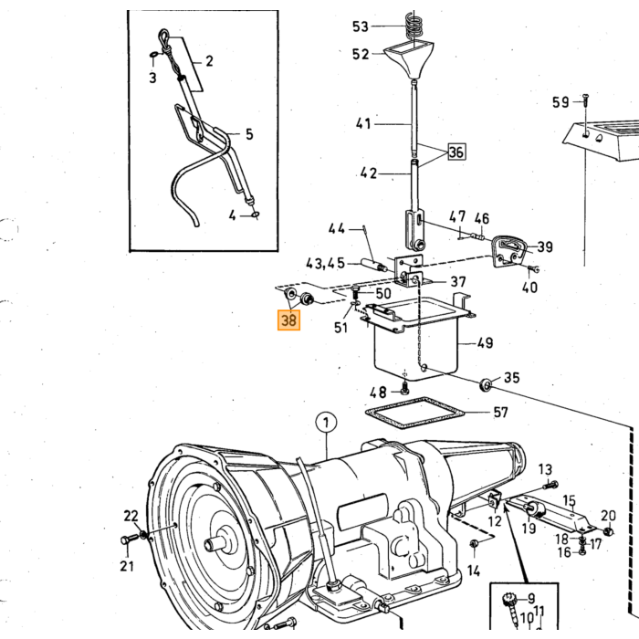Volvo Nylon plastic automaat BW35+BW55 140+164+240 inw 12mm uitw 15mm Volvo onderdeel nr 381710