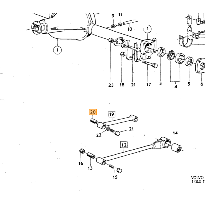 Volvo Drukring zonnewiel achteras differentieel Amazon 140+164+740+940 1966-1993  Volvo onderdeel nr 384209
