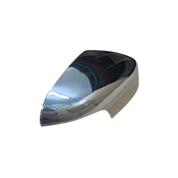 Spiegelkap buitenkant rechts Volvo S60 -2009 S80 -2006 V70 P26 chroom  met knipperlicht uitsparing