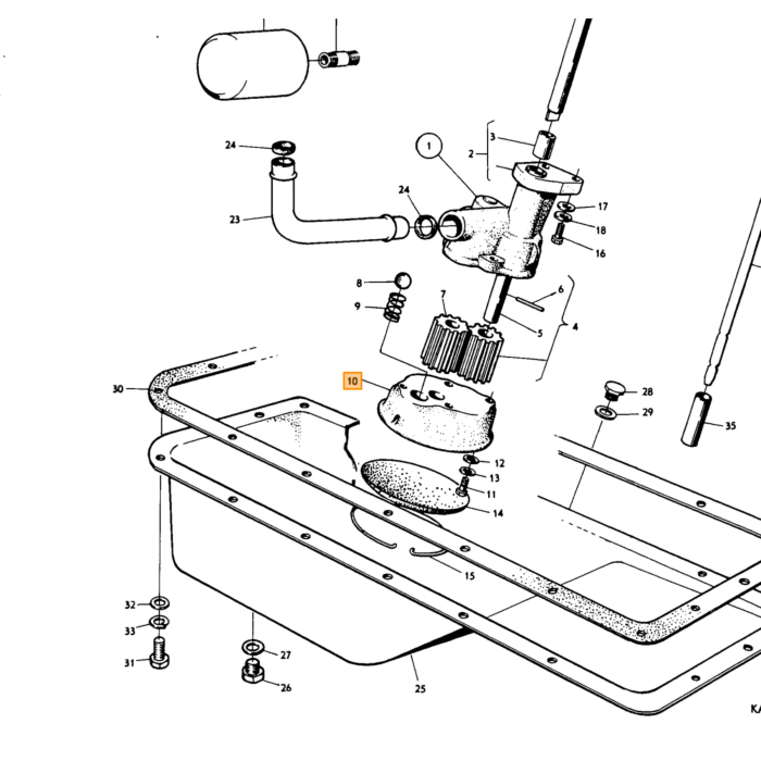 Volvo Lager tuimelaar as B18+B20 +B30 140  145  164  Amazon 1 P1800 P1800E P1800ES P210 Duett  PV 544 Volvo onderdeel nr 418297