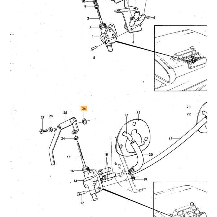 Volvo Spacer revet Volvo onderdeel nr 419871