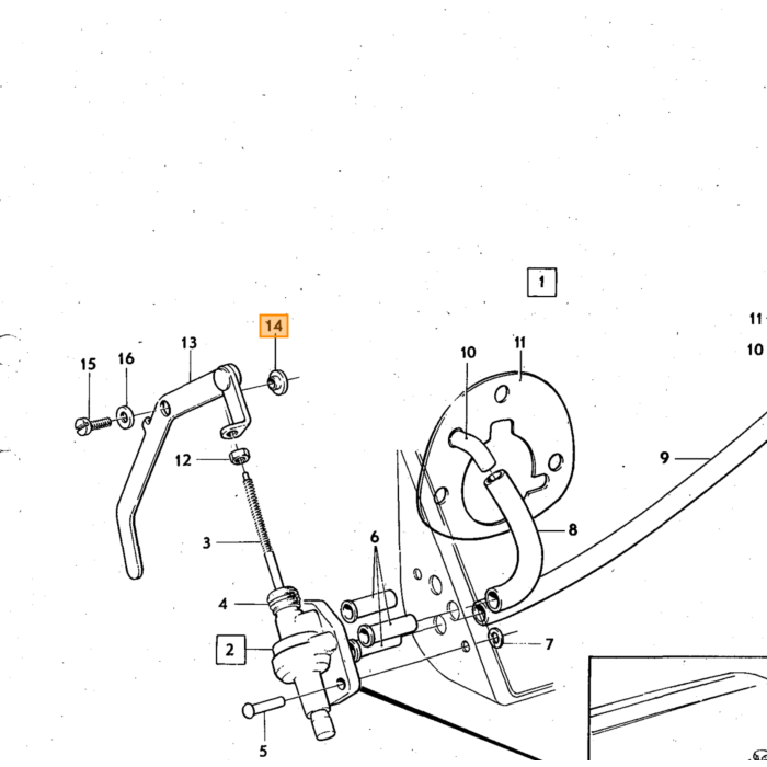 Volvo Spacer revet Volvo onderdeel nr 419871