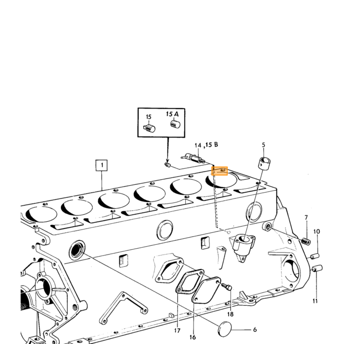Volvo V snaar riem Dynamo140 Amazon B20 wisselstr Volvo onderdeel nr 460481
