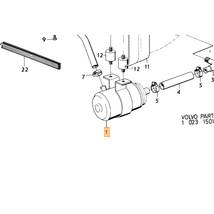 Volvo Benzinepomp brandstofpomp P1800E+P1800ES +140+164 B20E+B30E+F electrisch 241723  0 580 464 007   Volvo onderdeel nr 460900