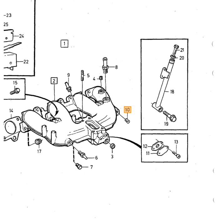 Volvo Luchtfilter B19 B21 B23 B200 B230 1979+ (33x16.7x3.6cm) geschikt voor1266324 340-360 240 rechthoekig Volvo onderdeel nr 463505