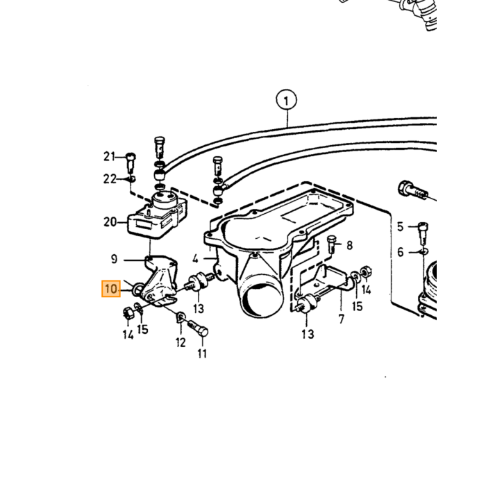 Volvo Benzinefilter tussen slangen alle universeel pv amazon 140 1800 etc Volvo onderdeel nr 464728