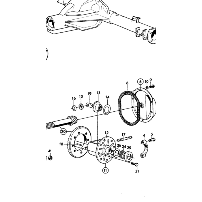 Volvo Silentbloc rubber achteras platte reactie arm -1967 (2 st nodig per zijde)653442 653443 Volvo onderdeel nr 653461