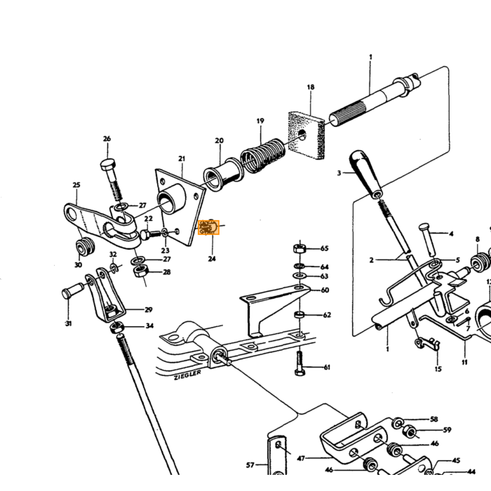 Volvo Rubber aandrijfas Amazon +P1800 -1967 (2 st nodig)= ook uitlaat PV b16 Volvo onderdeel nr 658653