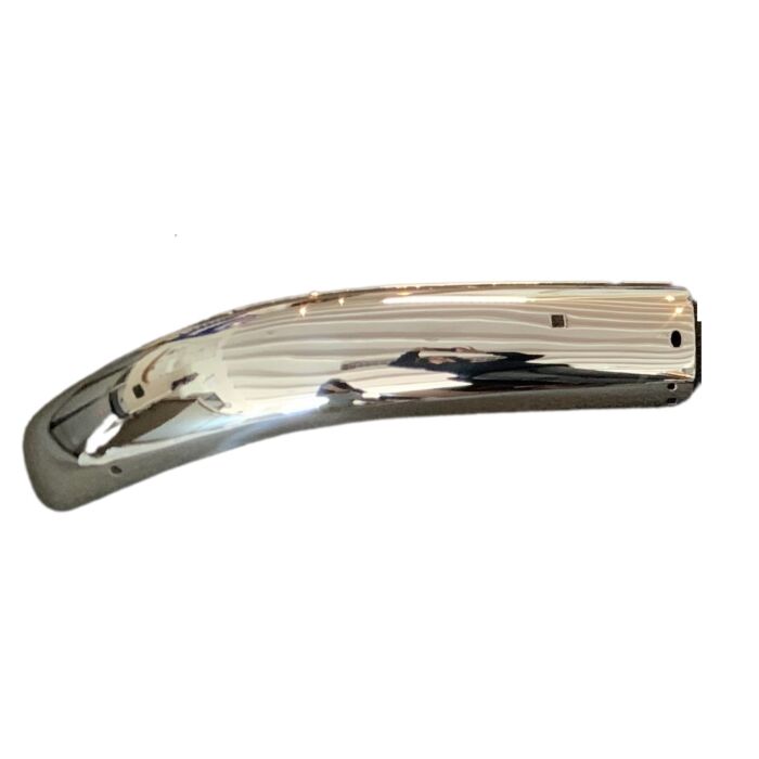 Bumper PV444+PV544 1954+ rechts voor RVS