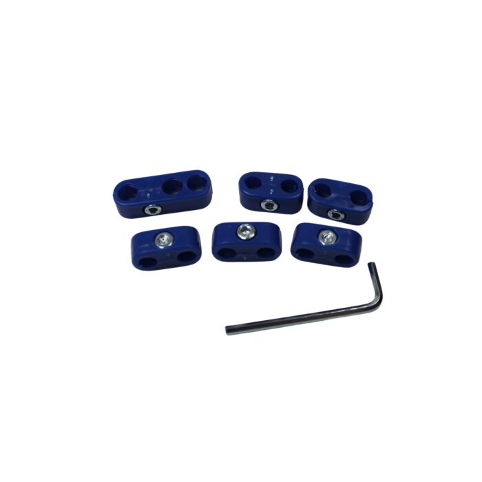 Volvo Bougiekabel bevestigingsset - Blauw - 5 dlg Volvo onderdeel nr 662047
