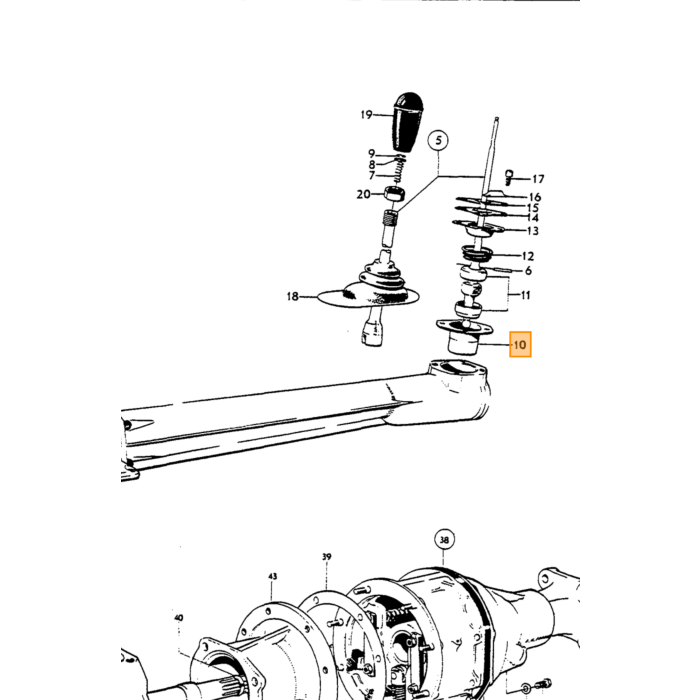 Volvo Bobine Huls R.V.S. incl bev.klem - geschikt voor universele bobine - Volvo onderdeel nr 662060
