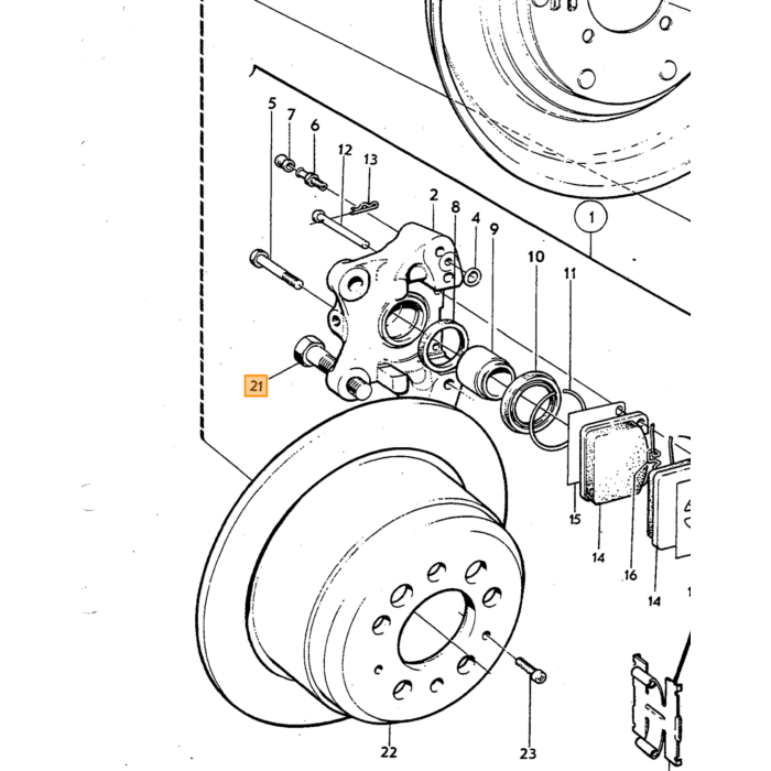 Volvo Veer remschoen amazon b18 b20 p1800 Volvo onderdeel nr 662506