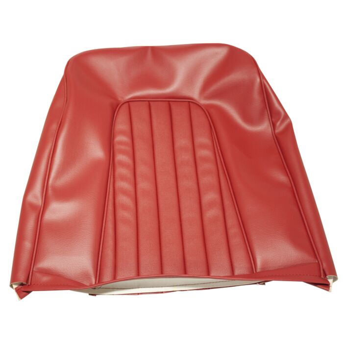 Volvo Bekleding P1800 Jensen stoel rug rood 301-176.303-213 Volvo onderdeel nr 665597