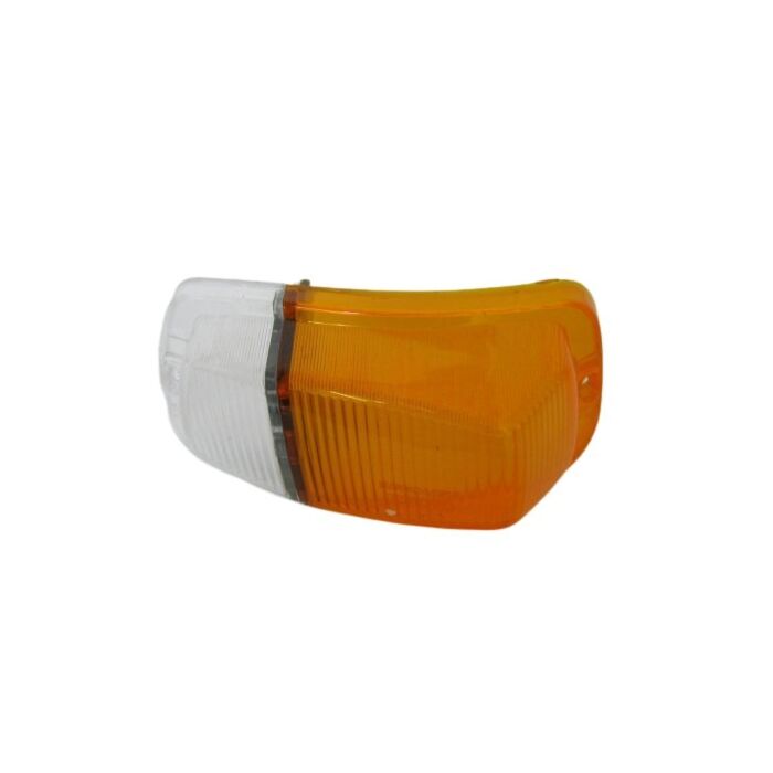 Glas knipperlicht Amazon oranje/wit Rechts richtingaanwijzerglas origineel