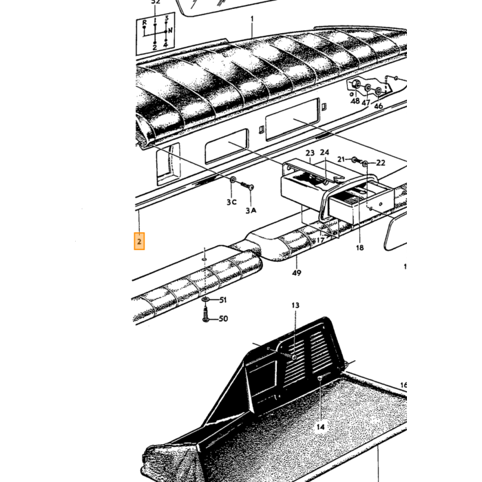 Handtag B-stolpe PV544 Amazon 660625