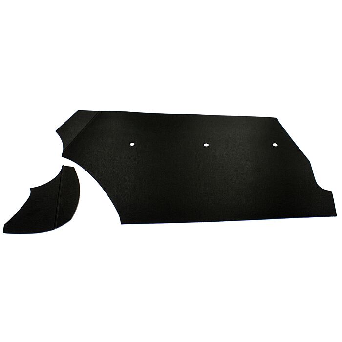Volvo Karton bekleding in koffer Amazon Set links + rechts zwart Volvo onderdeel nr 671067