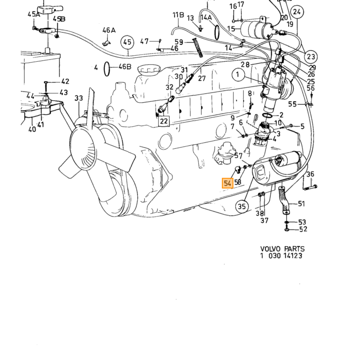 Volvo Rubber kap kabel startmotor + dynamo Amazon+140+164+240+260+740+940+960 Volvo onderdeel nr 673580