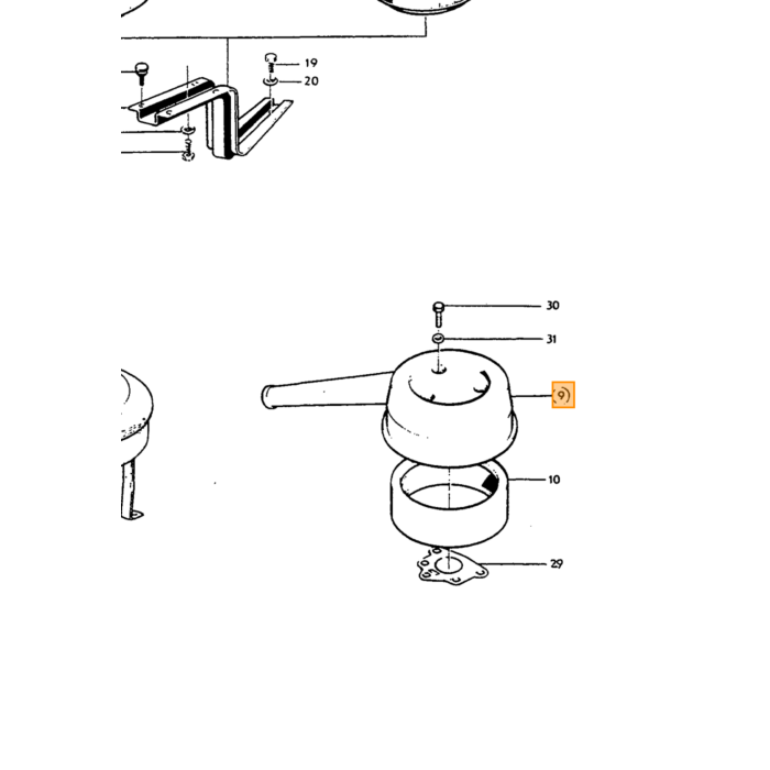 Dekal luftfilter 679260 B18A Stromberg