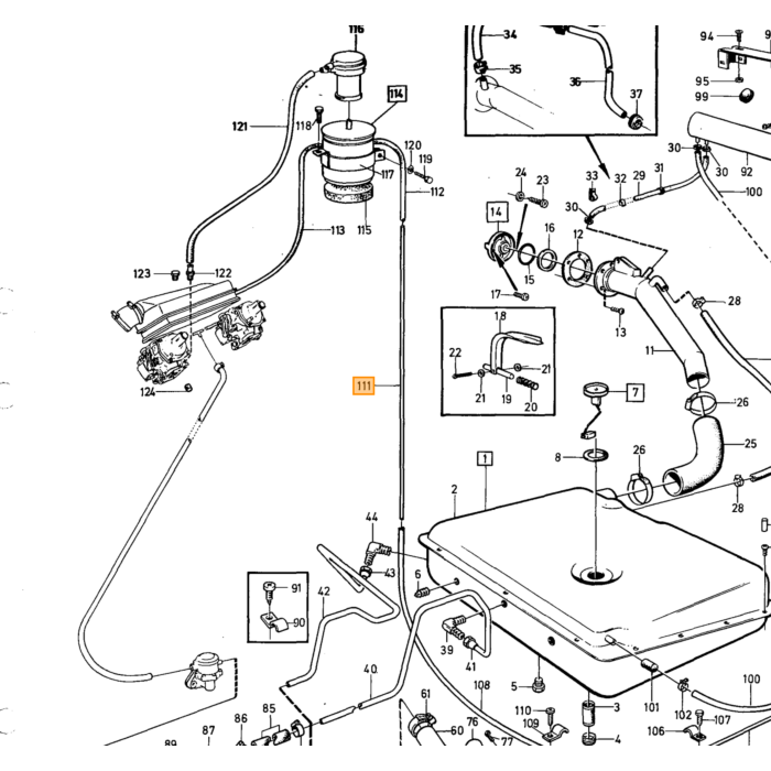 Volvo Pakking Carburateur Stromberg 175 Volvo Amazon - 140 - 164 - 240 - 740 - P210 Volvo onderdeel nr 680642