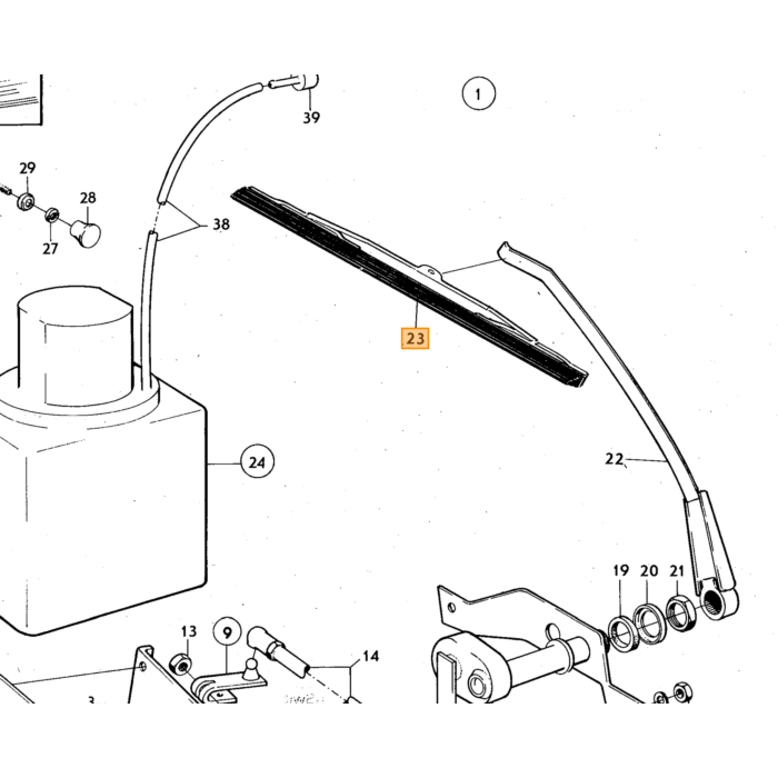Volvo zekering Holder Volvo onderdeel nr 681129