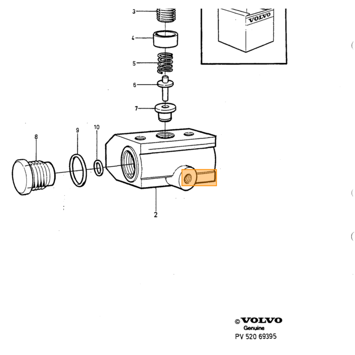 Volvo Rem Pijp Volvo typeVolvo 740 :  motor type remleitung Verbindung zwischenVolvo 850 :  remleitung Verbindung zwischenVolvo 940 960 :  motor type remleitung Verbindu Volvo onderdeel nr 6819040