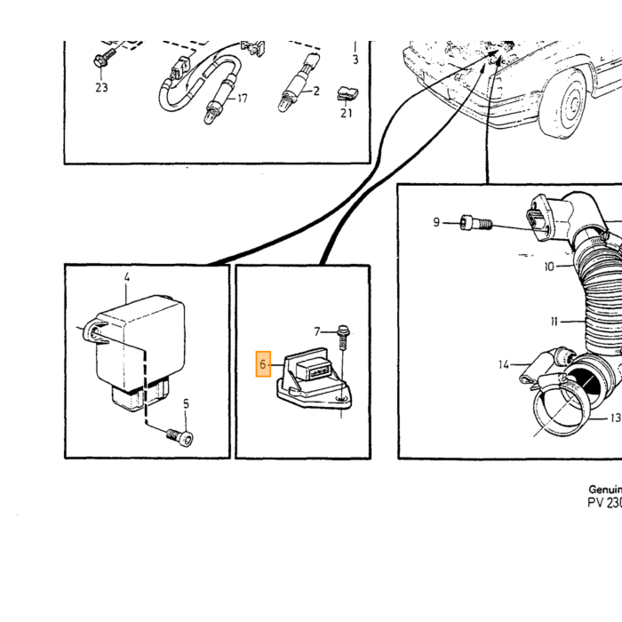 Volvo Druk SENSOR Volvo typeVolvo 850 : motor typeVolvo C70 (-2005)Volvo S70 V70 (-2000) : motor typeVolvo V70 XC (-2000) Volvo onderdeel nr 6842539