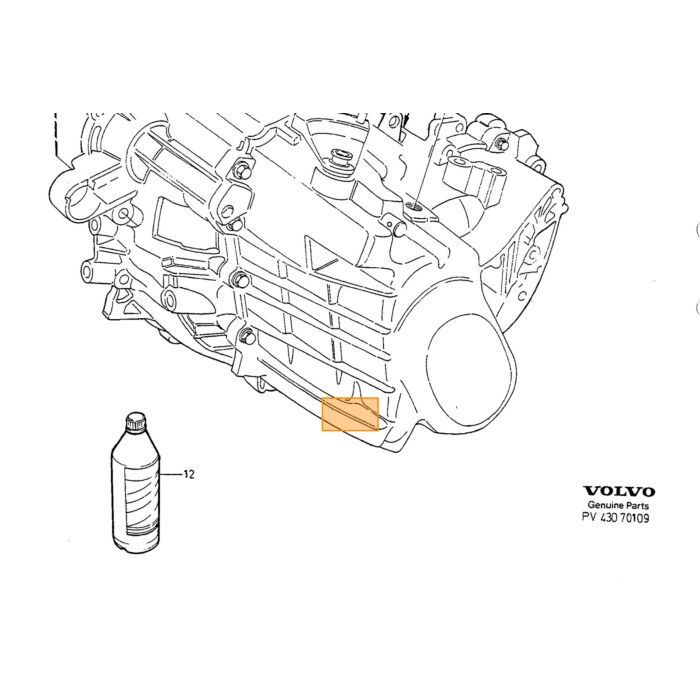 Volvo Asafdichting Handgeschakelde Versnellingsbak Volvo 850 - S70 - V70 - XC70 - C70 - S60 - S40 - V40 -  S80 - XC90 - C30 - V50 - V60 Volvo onderdeel nr 6843481