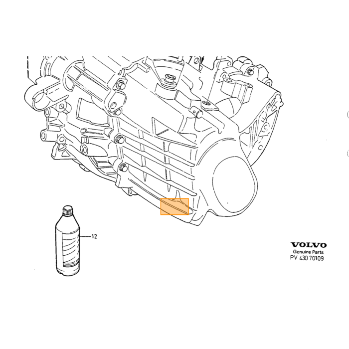 Volvo Asafdichting Handgeschakelde Versnellingsbak Volvo 850 - S70 - V70 - XC70 - C70 - S60 - S40 - V40 -  S80 - XC90 - C30 - V50 - V60 Volvo onderdeel nr 6843481