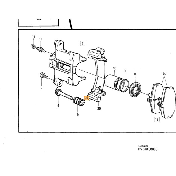 Volvo Remschijf voor 740+760+780+940 287mm 15inch Girling gevent 1991+ dikte 22MM +ABS 940 960 740 Volvo onderdeel nr 6848902