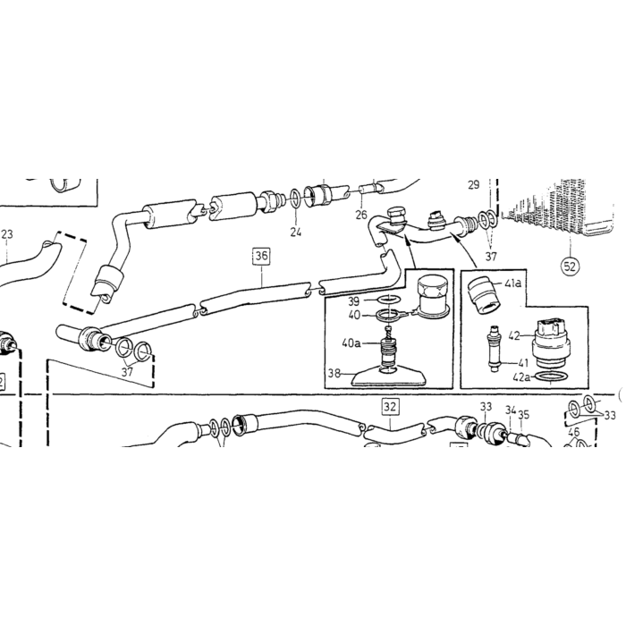 Volvo Condensor airconditioning AC 850-1994-1998 C70-2005 V70+S70+XC70 -2000(30665225)(9171271)  Volvo onderdeel nr 6849575