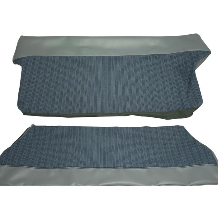 Volvo Bekleding achterbank PV544 1962 blauw set rug en zitting 41-198 Volvo onderdeel nr 690525-26