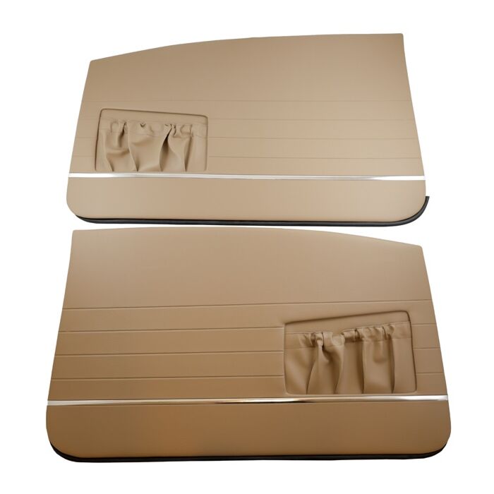 Volvo Bekleding set Amazon 2 deurs deurpaneel links+rechts beige 404-192  Volvo onderdeel nr 690566-67