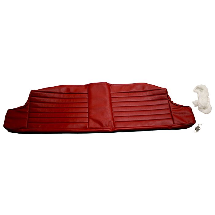 Volvo Bekleding P1800 -1970 achterbank zitting rood  set  samen met 691039 Volvo onderdeel nr 691071