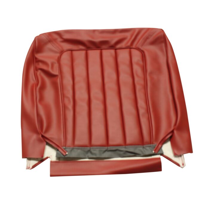 Volvo Bekleding Amazon stoelhoes rood rug 1963-1964 156-249 508-255 Volvo onderdeel nr 691199