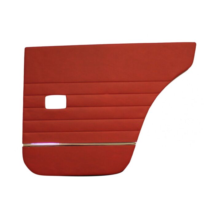 Volvo Bekleding Amazon 4D deurpaneel Rechtsachter Rood (1963-1964) Volvo onderdeel nr 691221