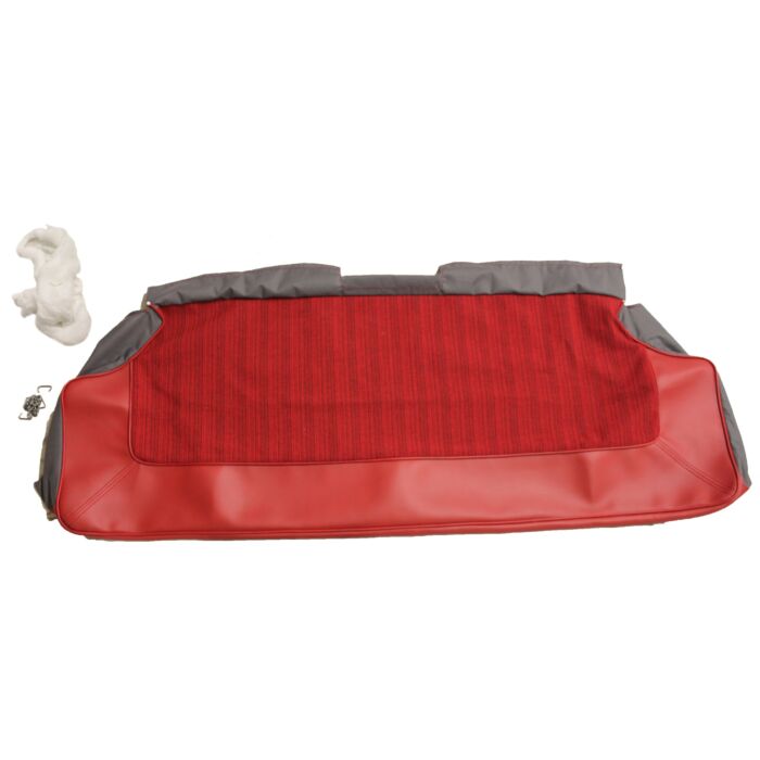 Volvo Bekleding Amazon 2 deurs achterbank zitting rood 1963-1964 414-247 incl 691265 SET Volvo onderdeel nr 691264
