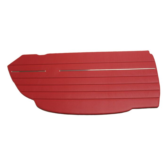 Volvo Bekleding P1800S deur Rechts Boven rood zie SET 691415 Volvo onderdeel nr 691416