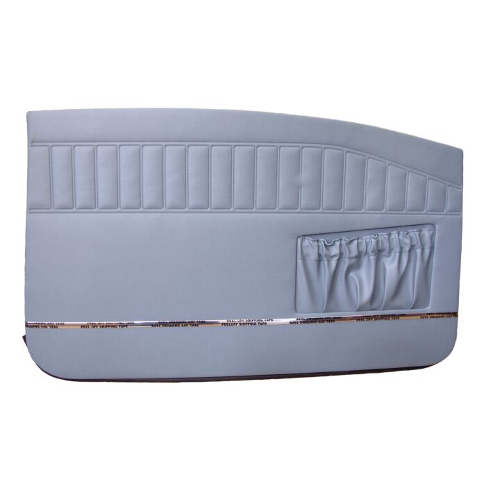 Volvo Bekleding Amazon 2D deurpaneel Links lichtblauw 1965 410-517 Volvo onderdeel nr 691512