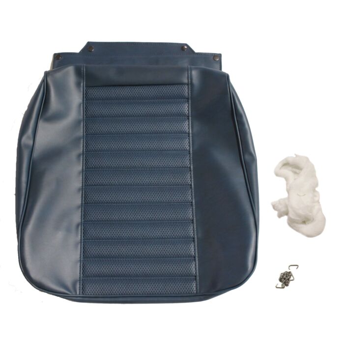 Volvo Bekleding Amazon stoelhoes blauw vinyl zitting 1969 code 431-596 523incl. 692888  alleen als set te koop Volvo onderdeel nr 692887