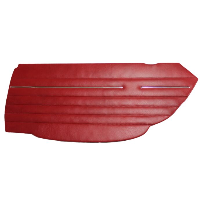 Volvo Bekleding P1800E deurpaneel links bovenzijde rood Volvo onderdeel nr 694202
