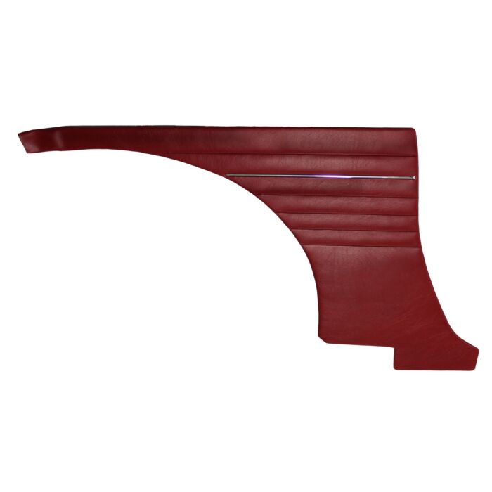 Volvo Bekleding P1800E zijpaneel links achter rood Volvo onderdeel nr 694237