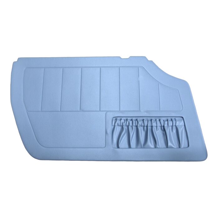 Volvo Bekleding P1800ES deur Links blauw SET incl rechtser nr 696672 Volvo onderdeel nr 696670