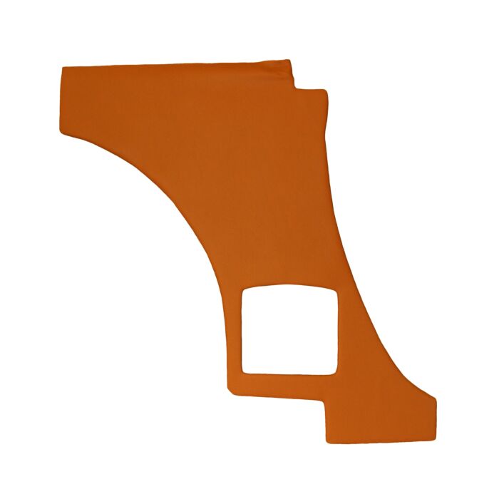 Volvo Bekleding P1800ES zijpaneel Linksachter bruin 456-884 Volvo onderdeel nr 696673